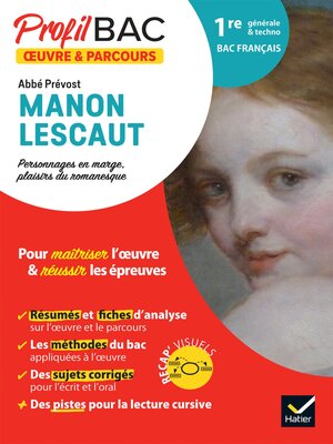 cover image of Profil Oeuvre & parcours: Manon Lescaut (Bac 2023)